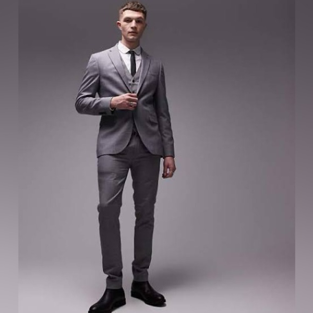 NWT Topman Grey Suit